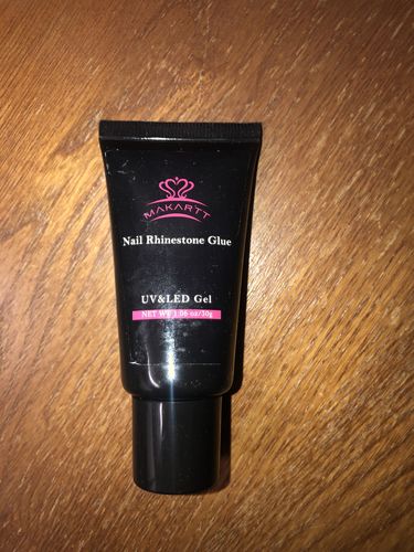 Customer photo review of Nail Art Rhinestone Glue Gel