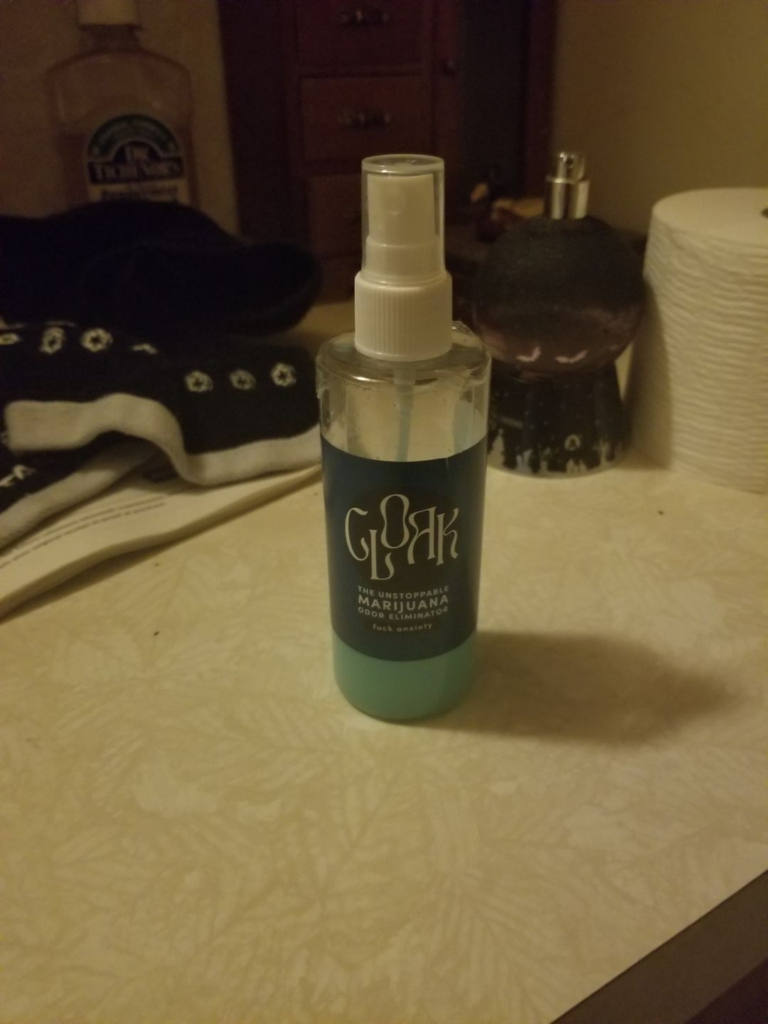 Customer photo review of Fuck Anxiety Cloak Spray