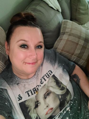 Customer photo review of Guts, Grits & Lipstick Dolly Parton Tee