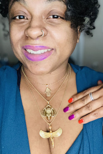 Customer photo review of Conscious Queen Mask