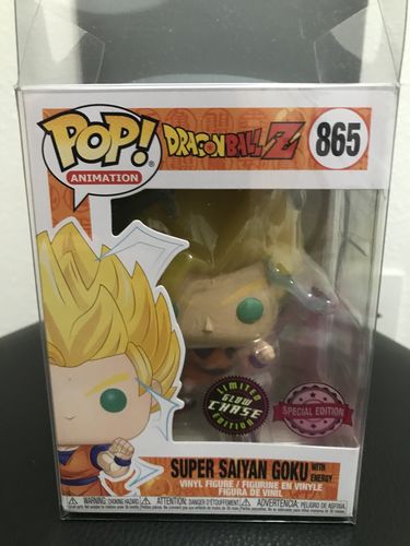 Customer photo review of 865 FUNKO POP animation : Goku Super Saiyan 2 Dragon Ball z chase glow (special edition)