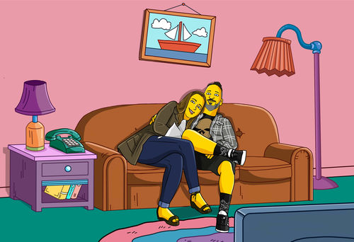 Customer photo review of RETRATO EM ARQUIVO DIGITAL FAMILIA AMARELA