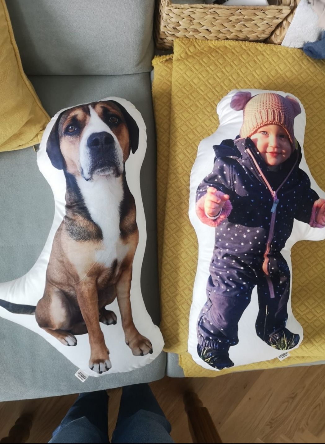 Customer photo review of Personalisiertes Ganzkörperkissen