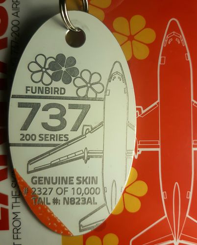Customer photo review of ALOHA AIRLINES BOEING 737 - PLANETAG - TAIL# N823AL