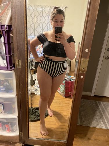 Customer photo review of Mo'orea Top | Black