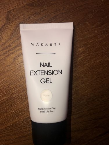 Customer photo review of Poly Nail Extension Gel 50ml in Bright White