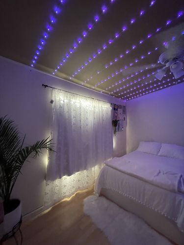 Customer photo review of DormVibes Color Changing Ceiling Lights