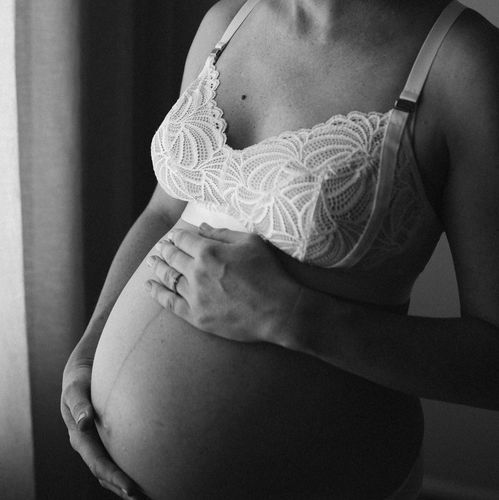 Customer photo review of WARRIOR SOFT CUP IVORY NURSING BRA - WIREFREE