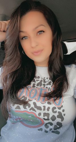 Customer photo review of Florida Gators Leopard Football Shirt