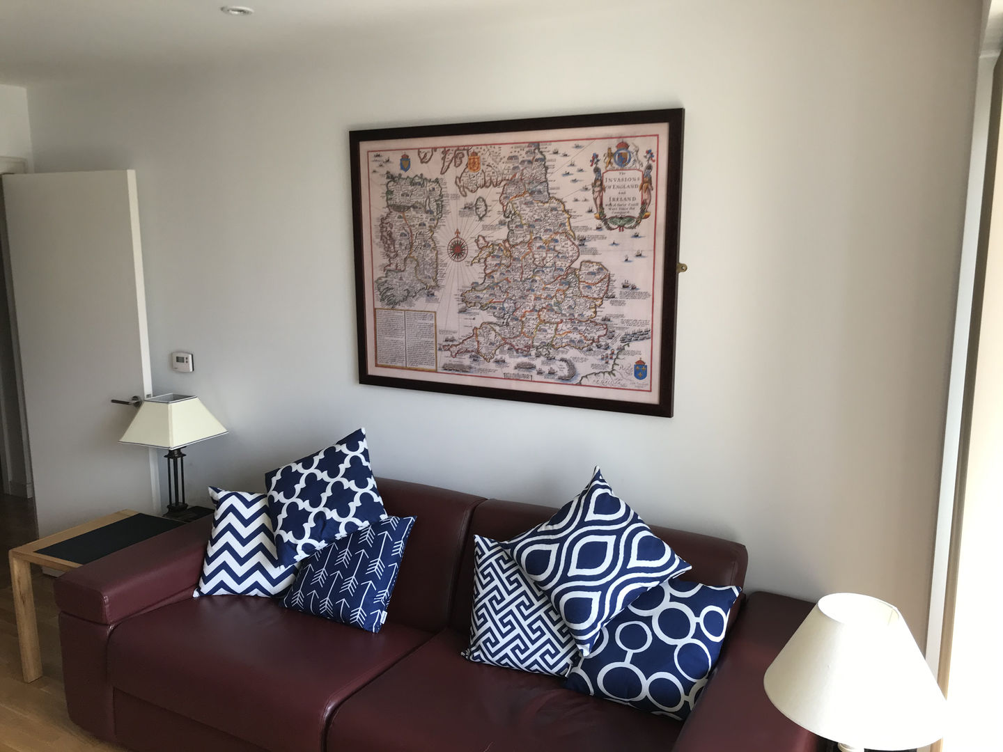 Customer photo review of Old England And Ireland Map, 1676 - Invasions and Civil Wars Since 1066 - Antique Wall Art