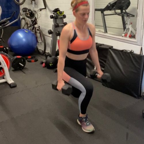 Customer photo review of Flex Sports Bra - Coral Colorblock | MT SPORT