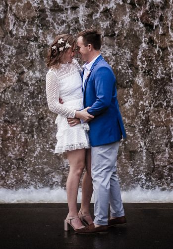 Customer photo review of Cassidy Lace Dress - White