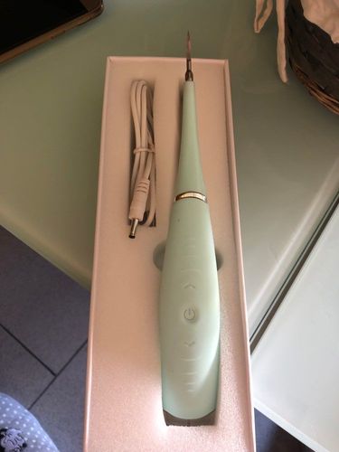 Customer photo review of SonicSmile™ Ultrasonic Tooth Cleaning Wand