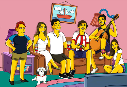 Customer photo review of RETRATO EM ARQUIVO DIGITAL FAMILIA AMARELA