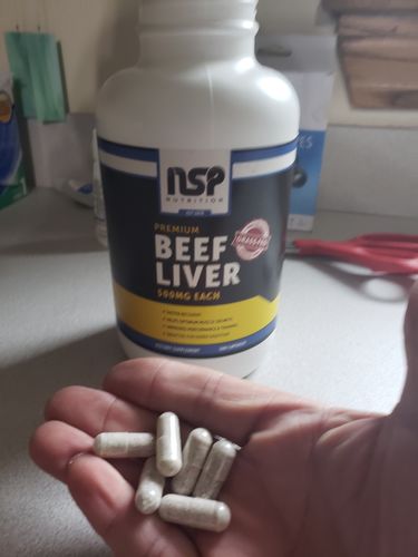 Customer photo review of Desiccated Beef Liver (Power Grass-Fed)