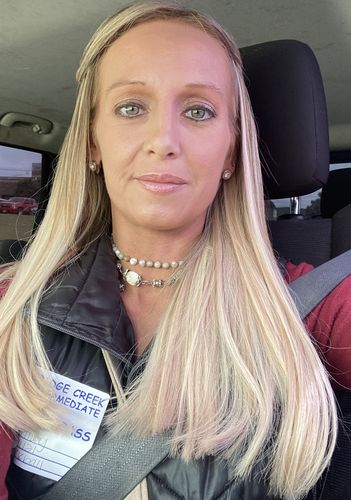 Customer photo review of Full Shine Tape in Hair Extensions 100% Virgin Human Hair Highlights (#18P613)