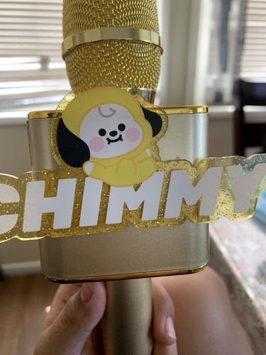Customer photo review of Official BTS x BT21 Baby Bluetooth Microphone