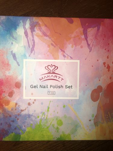 Customer photo review of Makartt Gel Nail Polish Kit Pastel Gel Polish 8ML P-105