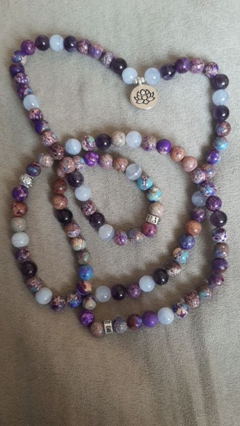 Customer photo review of Lilia Jaspis Blossom - Mala Kette