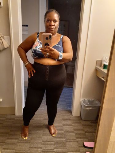 Customer photo review of Compressing Shaper Leggings