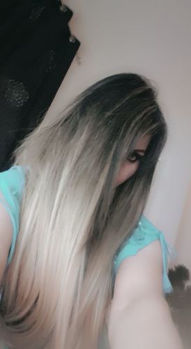 Customer photo review of Full Shine Sew In Hair Weft Bundles 100% Remy Human Hair Balayage (#1B/8/22)