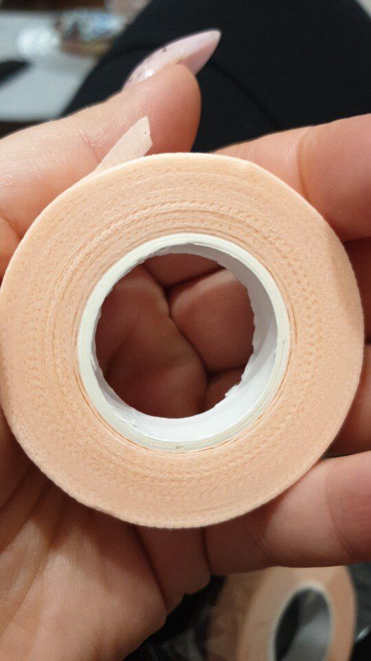 Customer photo review of Medical Tape for Lash Extensions