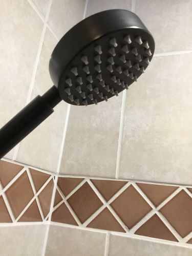 Customer photo review of 1-Spray Handheld Shower Head, Handshower Only