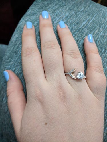 Customer photo review of By the Sea Candle - 925 Sterling Silver Sea-Inspired Ring Collection
