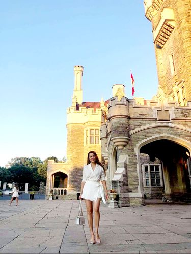 Customer photo review of LEILA Silk Shirt