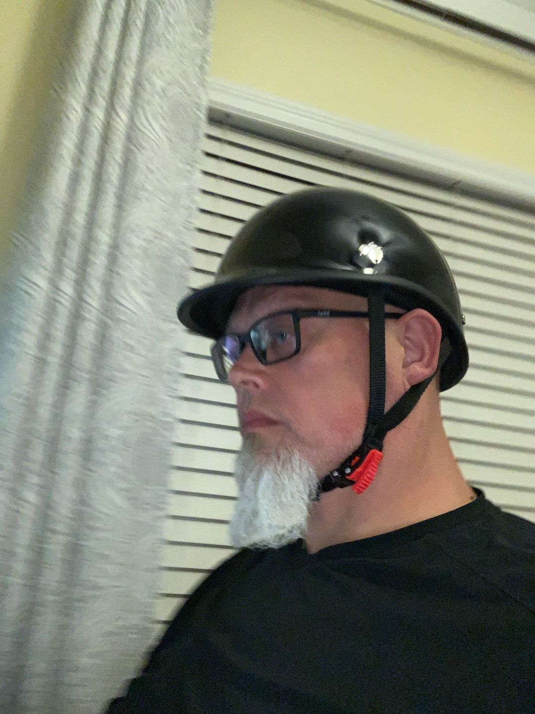 Customer photo review of Smallest SOA Half Helmet