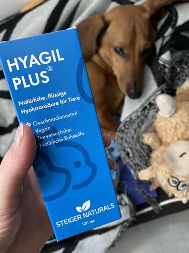 Customer photo review of Hyagil Plus - flüssige Hyaluronsäure für Hunde | 100 ml