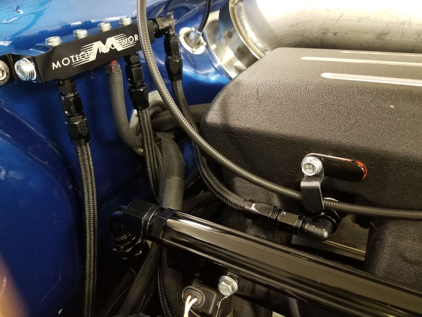 Customer photo review of Motion Raceworks Vacuum Boost Reference Billet Aluminum Distribution Block (18-10020)