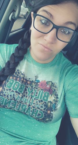 Customer photo review of Adorable Billy Bob Loves Charlene Leopard Print Tee