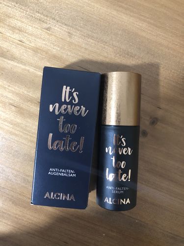 Customer photo review of Alcina It's Never Too Late Anti-Aging Set