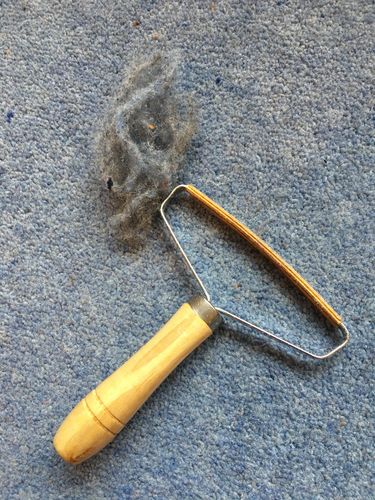 Customer photo review of Lint Swept™ Lint Roller Shaver