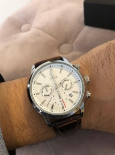 Customer photo review of Montre mécanique luxe pour homme