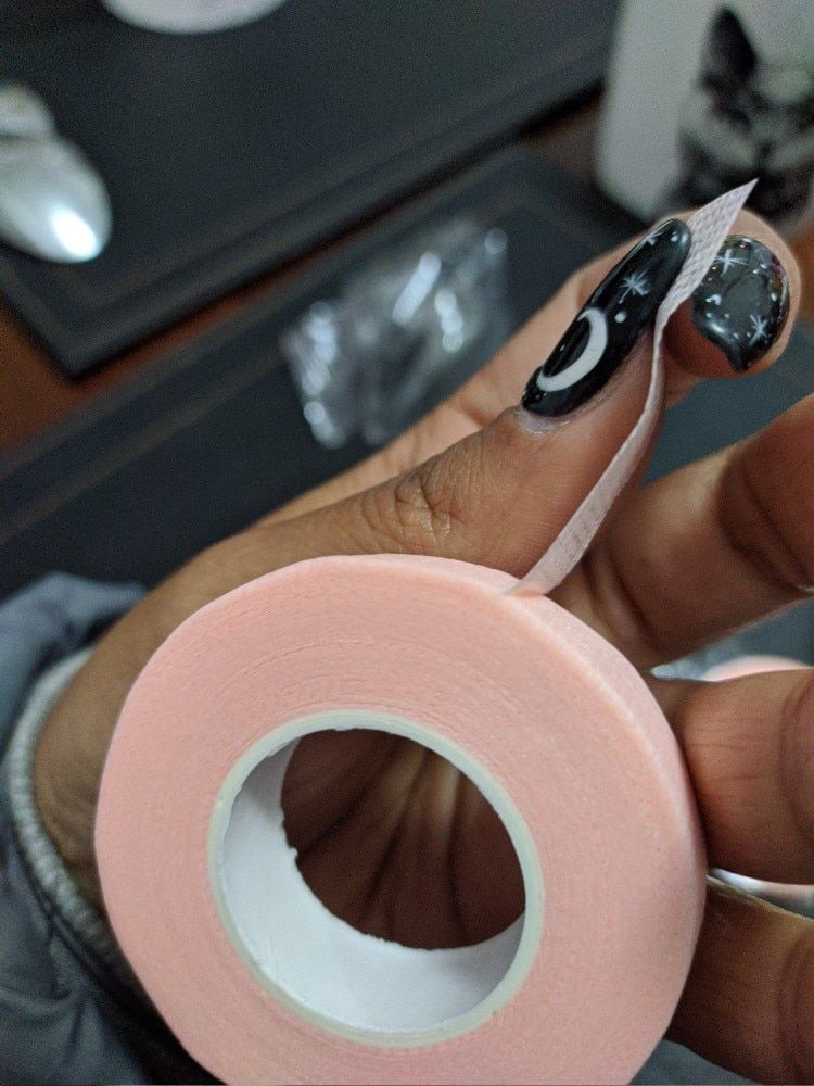 Customer photo review of Medical Tape for Lash Extensions