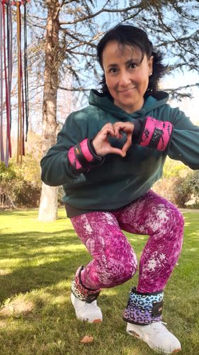 Customer photo review of Tobilleras con Peso Print Happy Ankle Weight