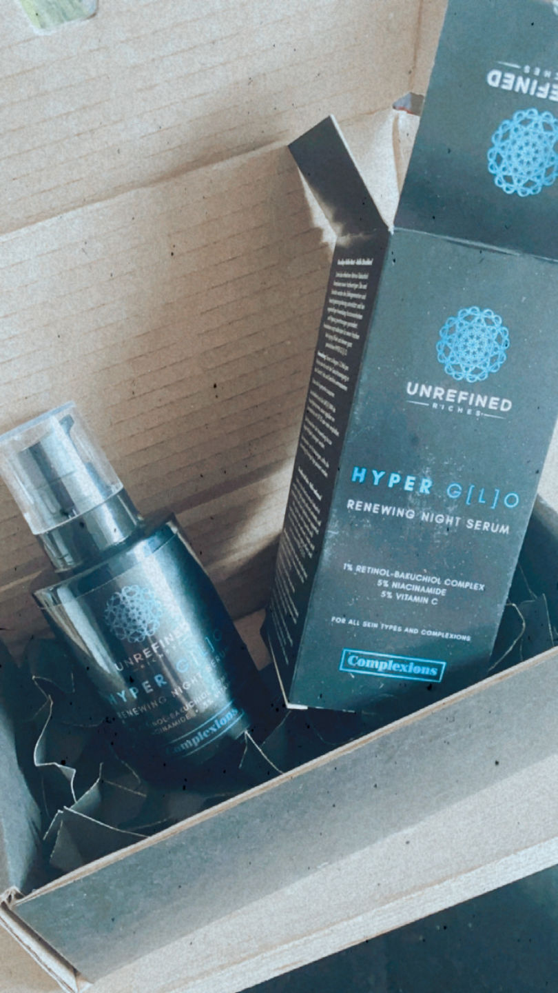 Customer photo review of HYPER G[L]O - Renewing Night Serum