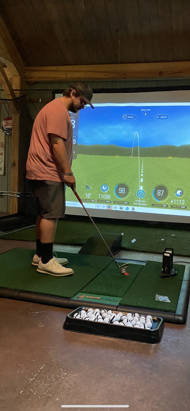 Customer photo review of TrueStrike Golf Mat - Academy