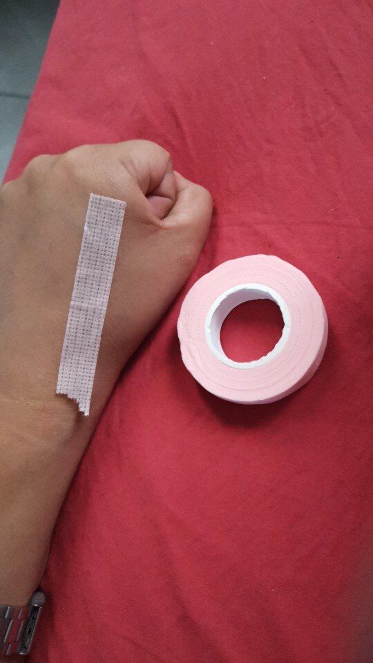 Customer photo review of Medical Tape for Lash Extensions