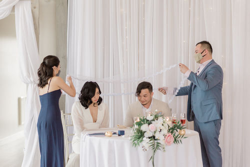 Customer photo review of The Filipiniana Classic Unity Veil