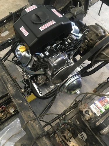 Customer photo review of Predator 22hp Installation Kit for 1994-2008 EZ-GO TXT / Medalist / Workhorse
