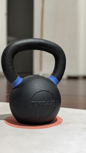 Customer photo review of Tydax Powder Coated Kettlebell