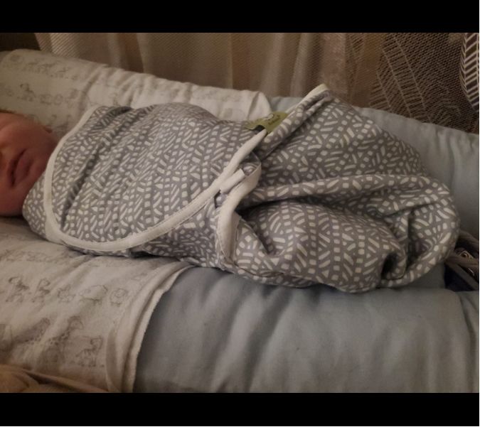 Customer photo review of 3-Pack SOOTHE Swaddle Wraps