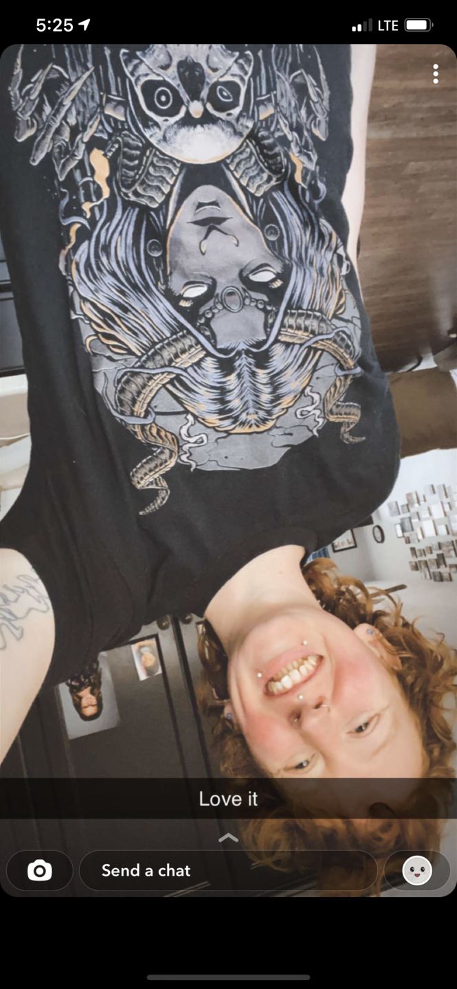 Customer photo review of Dark Princess Tee