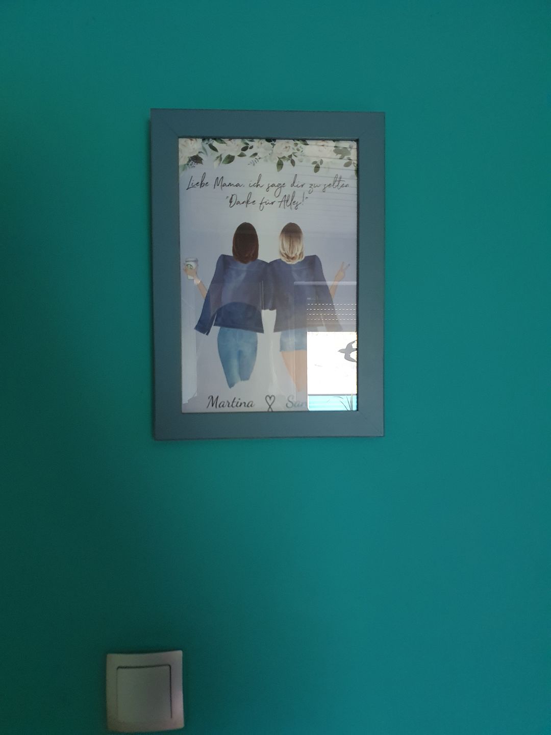 Customer photo review of Mutter & Tochter - Personalisiertes Poster