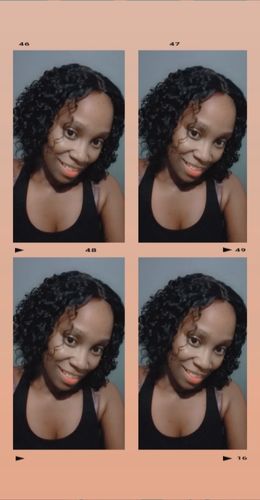 Customer photo review of Brazilian T - Part Lace Wig Carli 8"