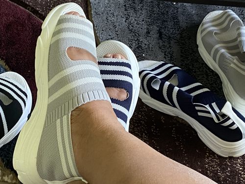 Customer photo review of Kafa™ Casual Woven Wedge Comfy Open Toe Sandals【BUY 2 FREE SHIPPING】