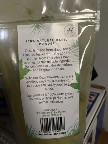 Customer photo review of 70g Qasil Powder